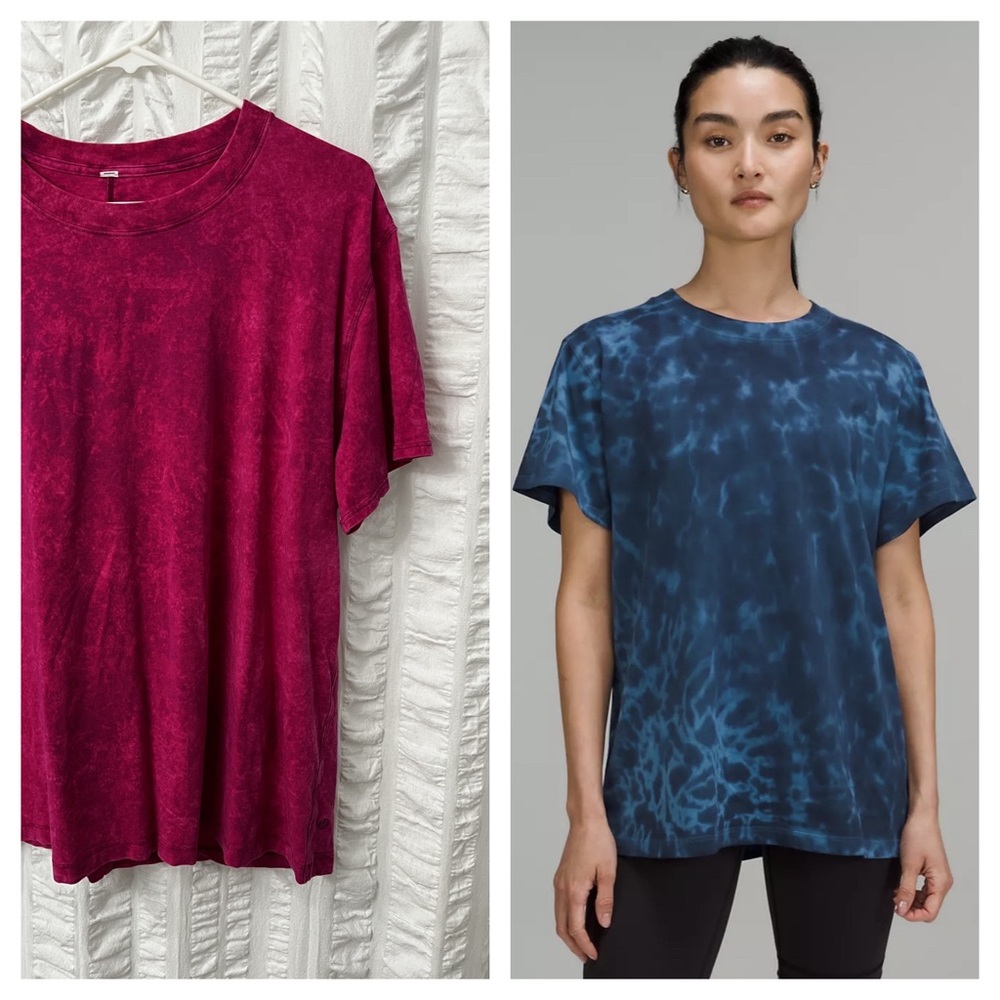 Lululemon vivid magenta All Yours t-shirt